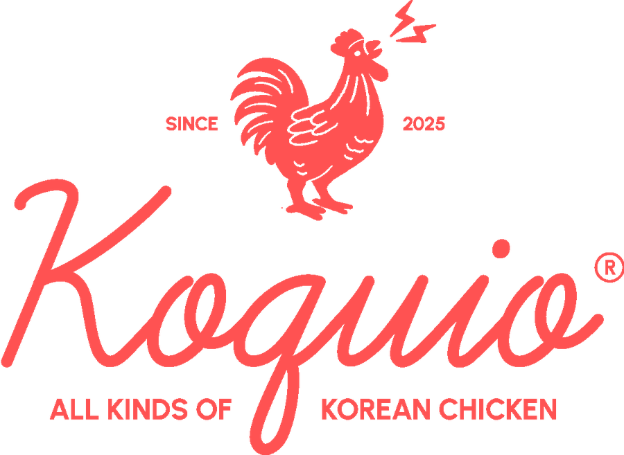 Koquio logo — all kinds of Korean chicken